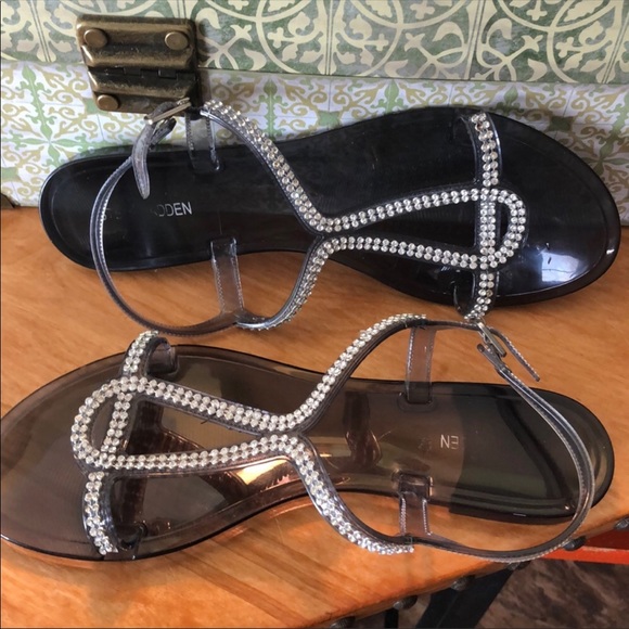 Steve Madden Unique Jelly Bean Rhinestone Sandals - Picture 8 of 8